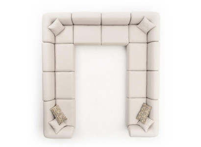 Sofa U-shape upholstered sofa Living room Corner sofa Modern Design Living landscape